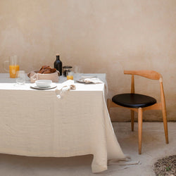 TABLECLOTHS, NATURAL FLAX