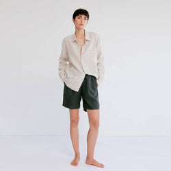 BERMUDA SHORTS, DARK GREEN