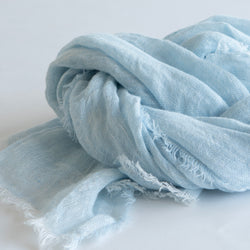 SCARF, LIGHT BLUE