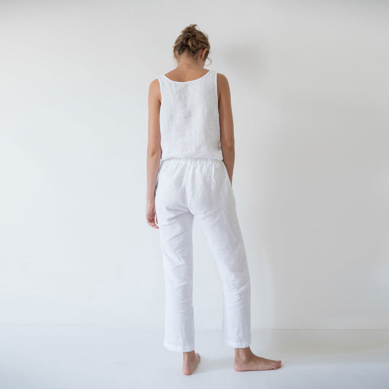 PANTS, WHITE