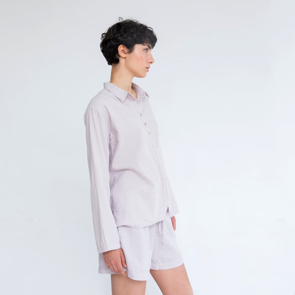 BUTTON DOWN  SHIRT, LILAC