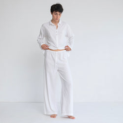 PJ PANTS, WHITE