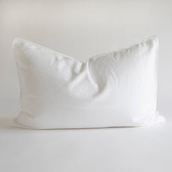 PILLOWCASES COTTON CASHMERE, WHITE