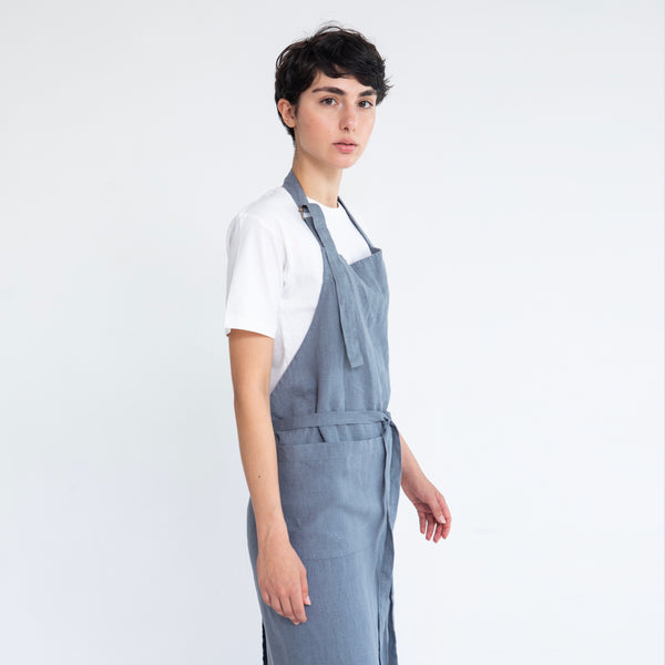 CHEF APRON, BLUE