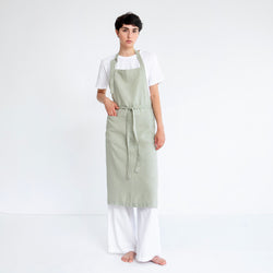 CHEF APRON, SAGE