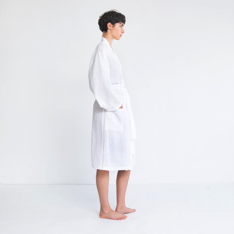 LONG ROBE, WHITE