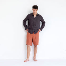 BERMUDA SHORTS, COGNAC