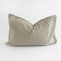 PILLOWCASES COTTON CASHMERE, KHAKI