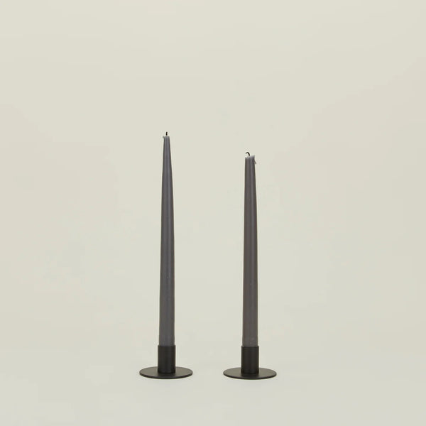 METAL CANDLE HOLDERS, BLACK