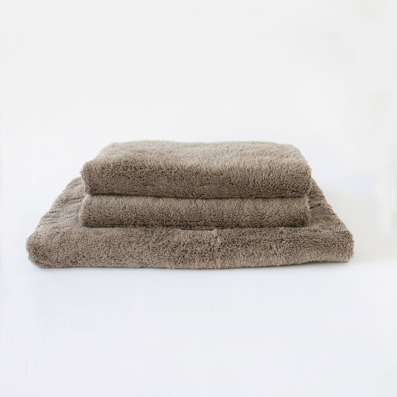 ORGANIC COTTON TOWEL, DUSTY GRAY