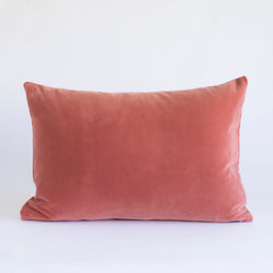 VELVET DECO PILLOWS, CORAL