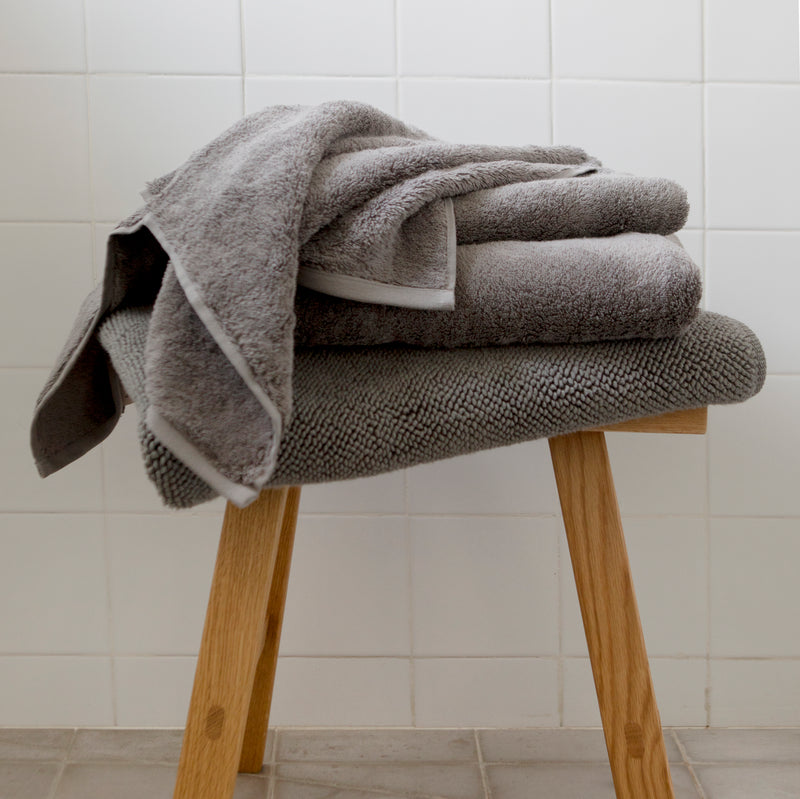 ORGANIC COTTON TOWEL, DARK GRAY