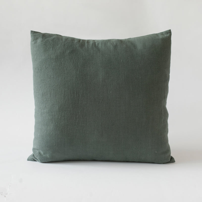 CLASSIC LINEN DECO PILLOWS, GREEN