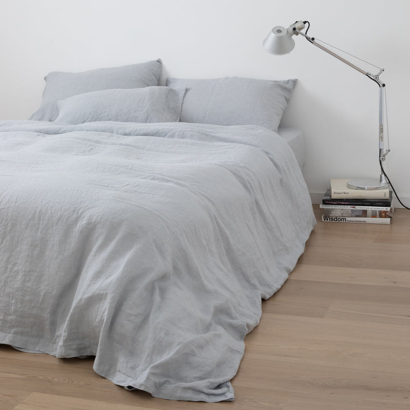 DUVET COVER, LIGHT GRAY