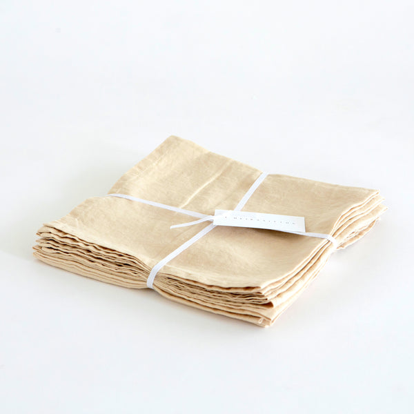 6 PCS NAPKINS, WHEAT