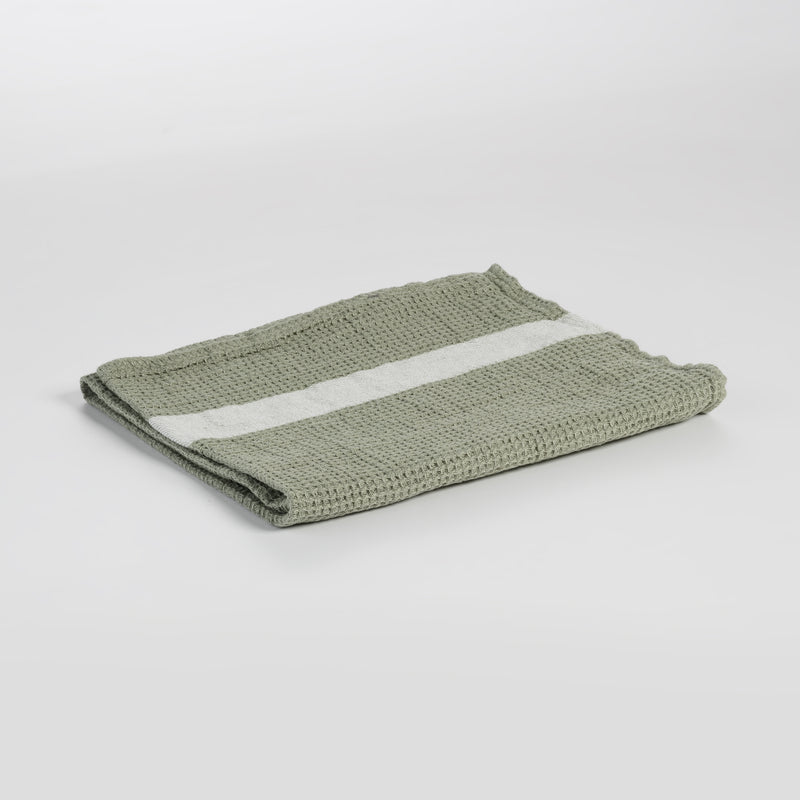 PIQUE HAND TOWEL, SAGE