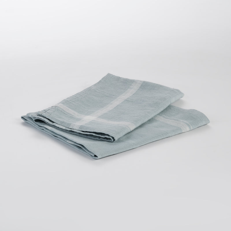 TEA TOWELS, LIGHT GRAY