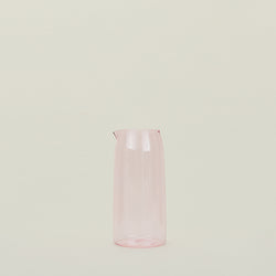 GLASS PITCHER, BLUSH