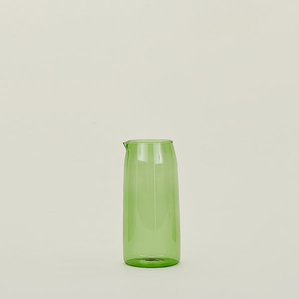 GLASS PITCHER, GREEN