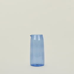 GLASS PITCHER, BLUE