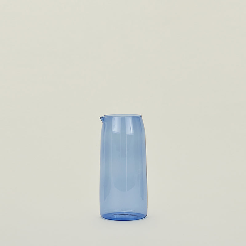 GLASS PITCHER, BLUE