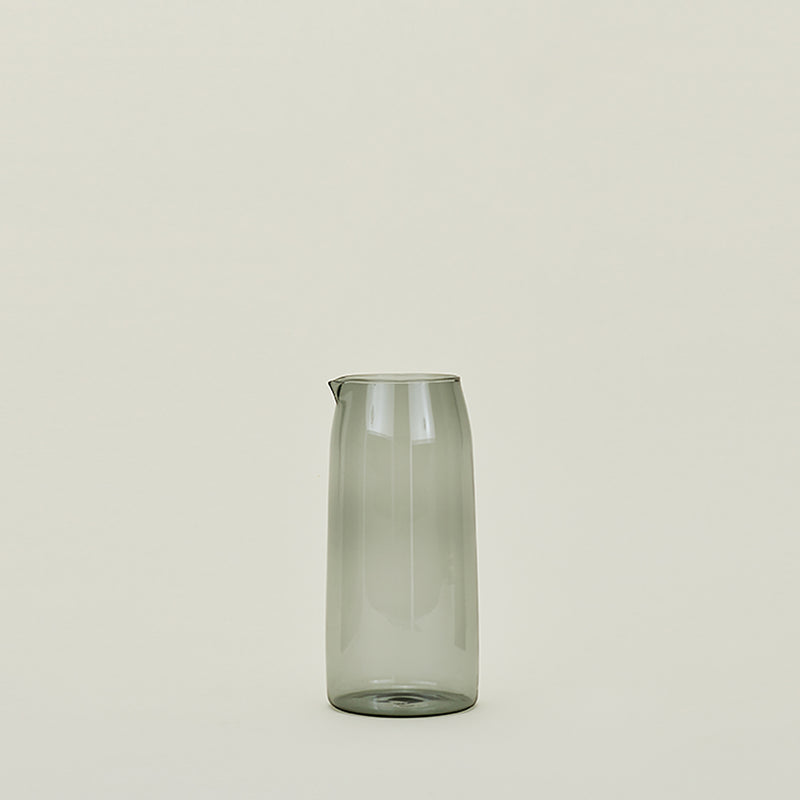 GLASS PITCHER, SMOKE