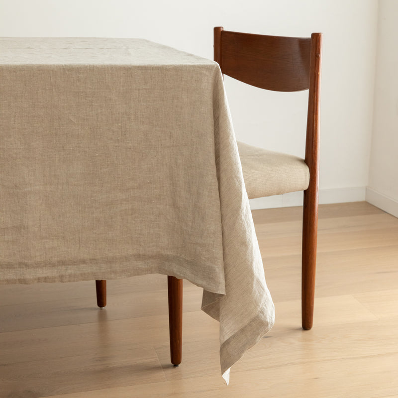 TABLECLOTHS, NATURAL FLAX