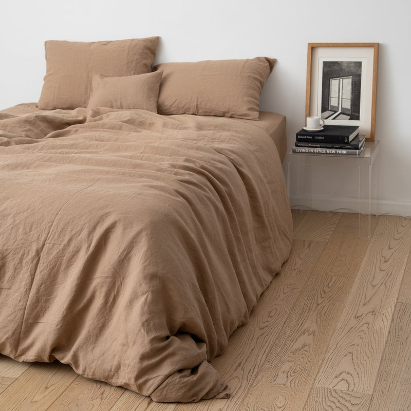 DUVET COVER, MOCHA