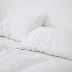 CLASSIC PILLOWCASES, WHITE